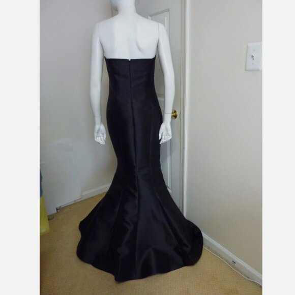 Terani couture 241E2512 3D Floral Strapless Mikado Column Evening Dress - Picture 5 of 8